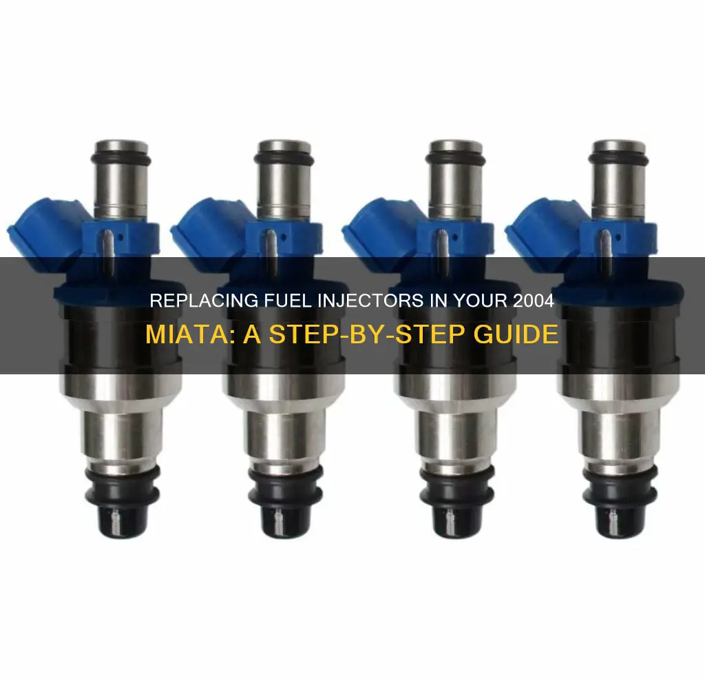 how to replace 2004 miata fuel injectors