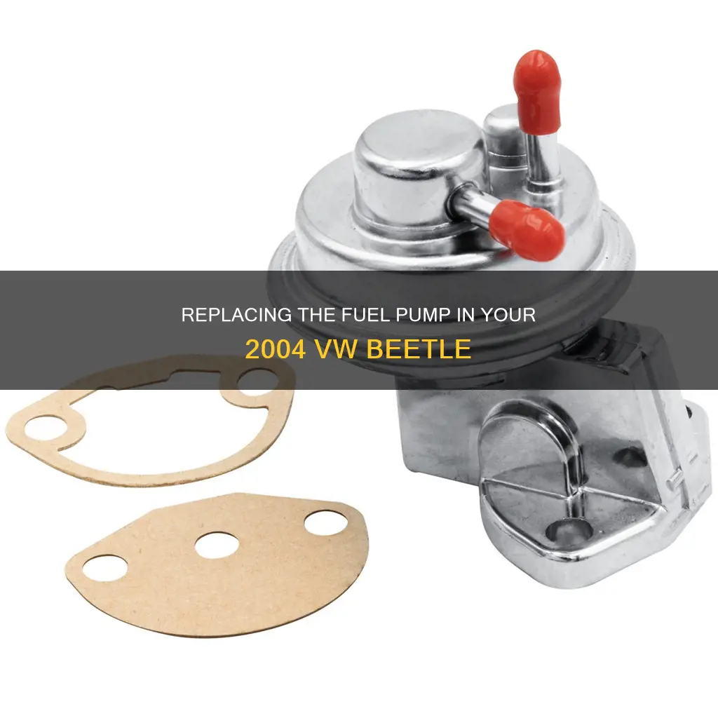 how to replace 2004 vw beetle fuel pump