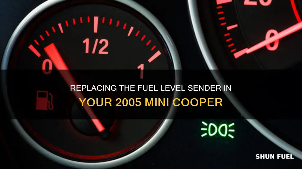 how to replace 2005 mini cooper fuel level sender