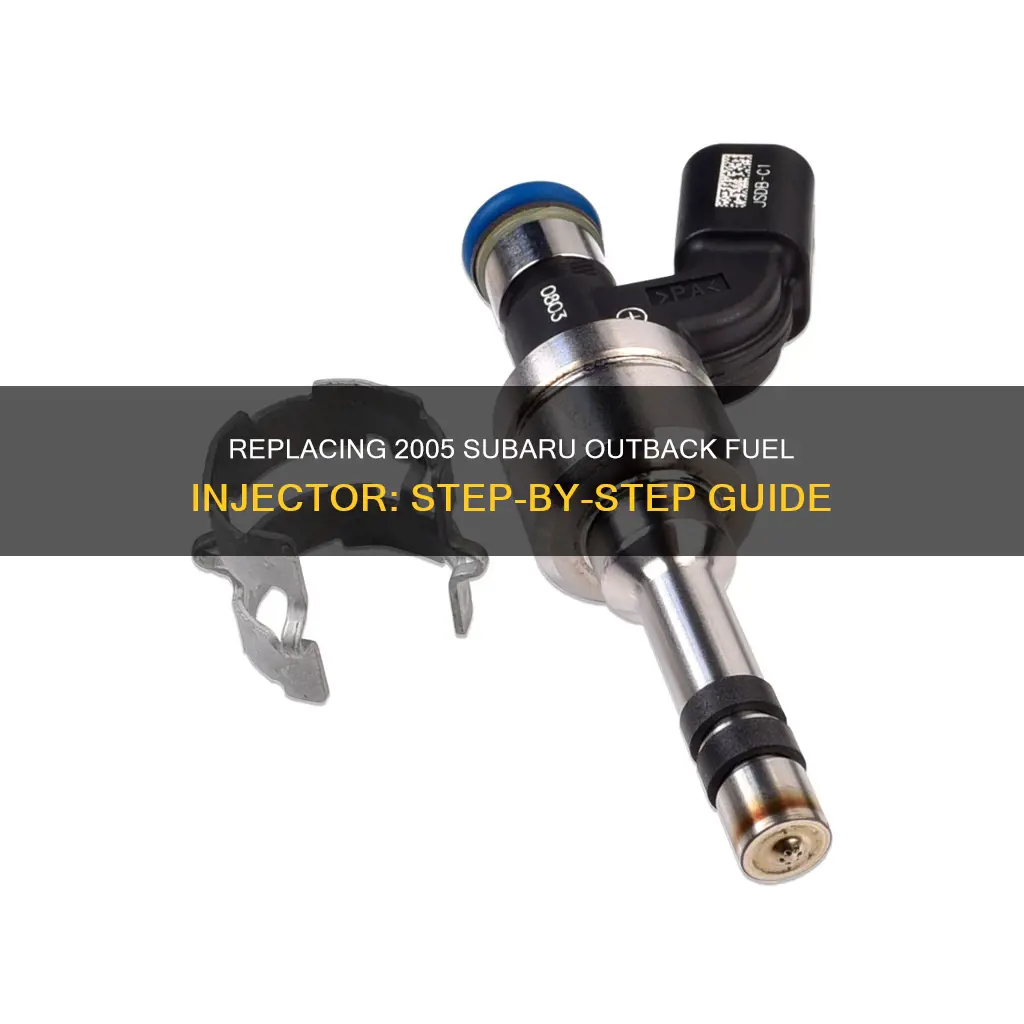 how to replace 2005 subaru outback fuel injector