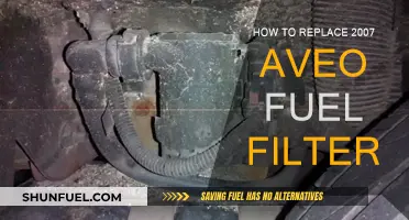 Replacing the Fuel Filter in Your 2007 Aveo