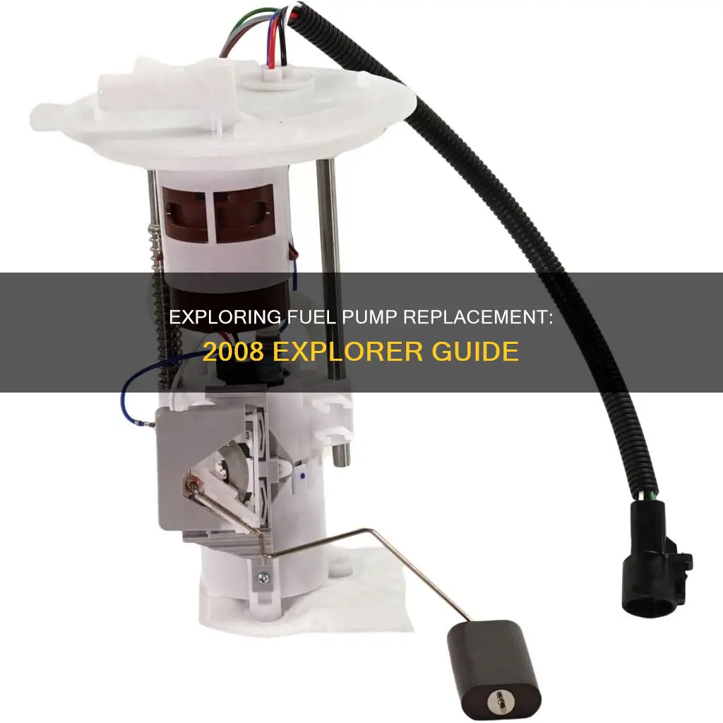 how to replace 2008 explorer fuel pump