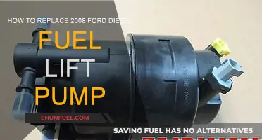 Replacing Diesel Fuel Lift Pump in Ford 2008 Models