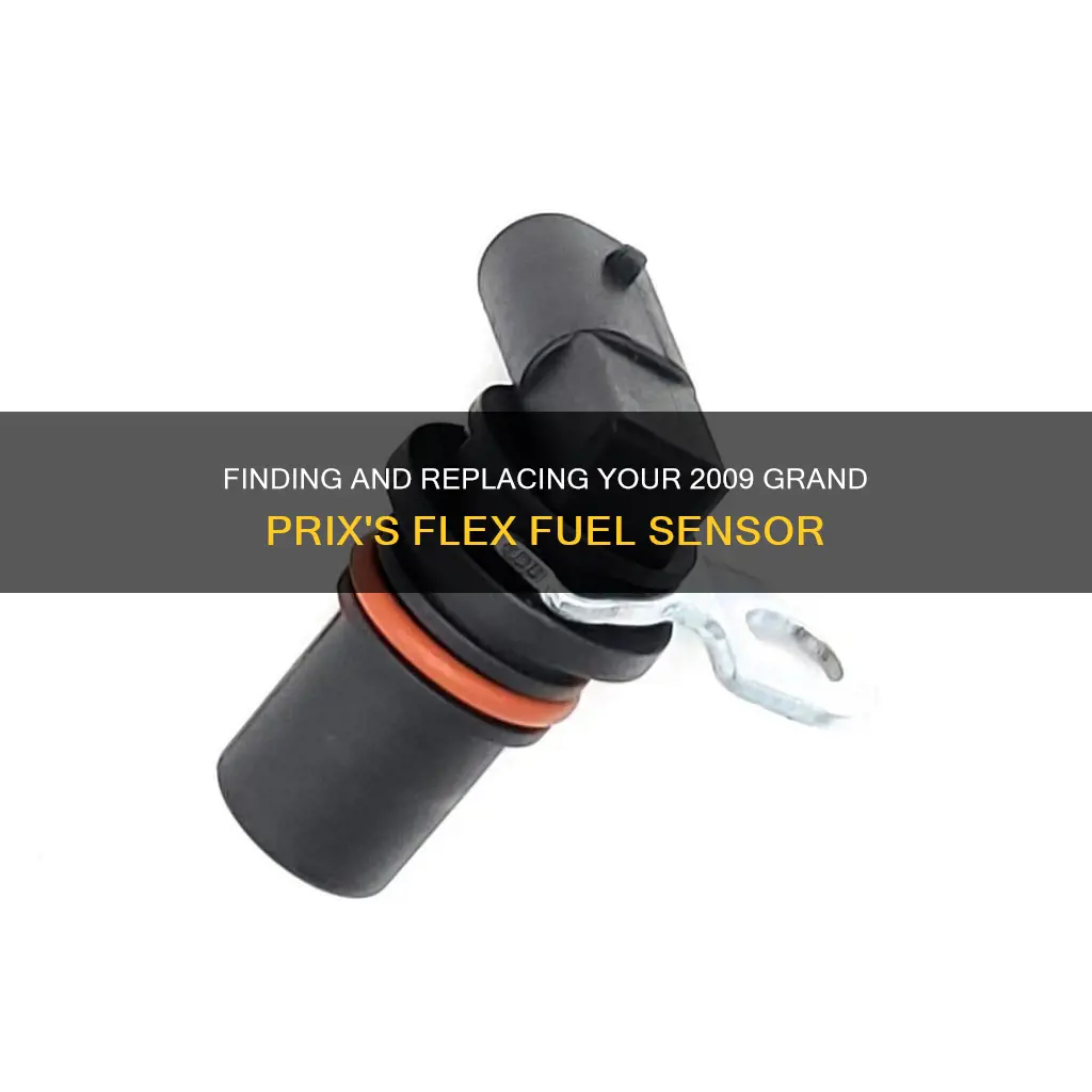 how to replace 2009 grand prix flex fuel sensor location