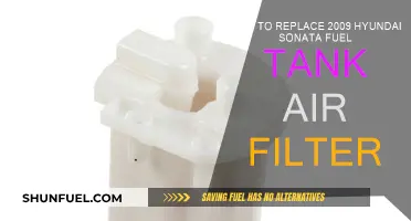 Replacing the Fuel Tank Air Filter in a 2009 Hyundai Sonata