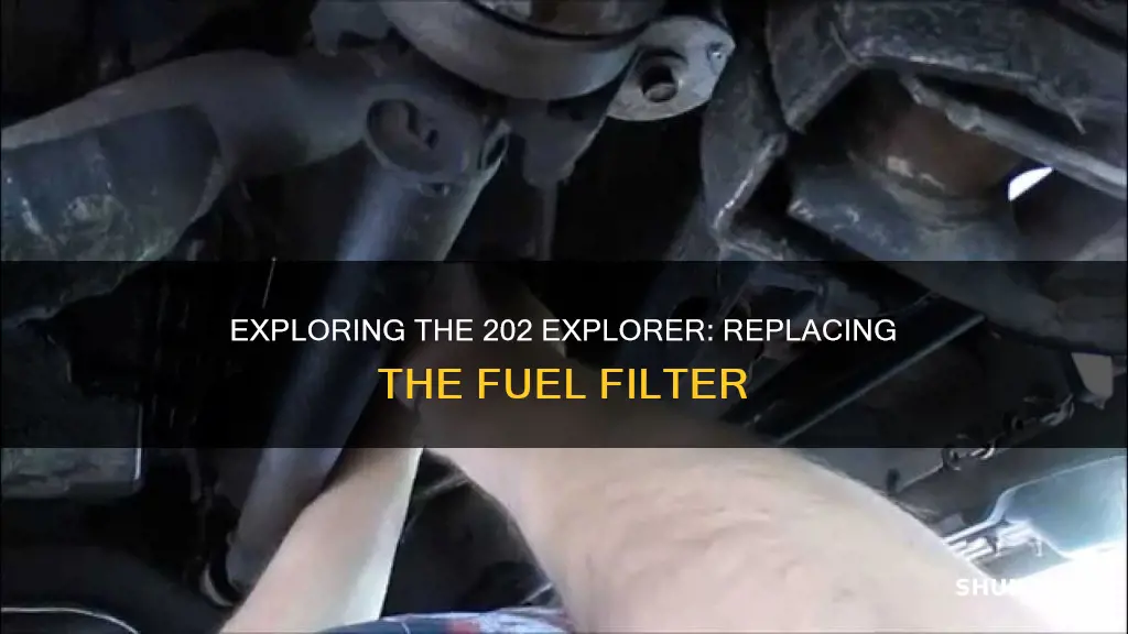 how to replace 202 exploxer fuel filter