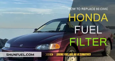 Replacing the Fuel Filter in Your 93 Civic Honda