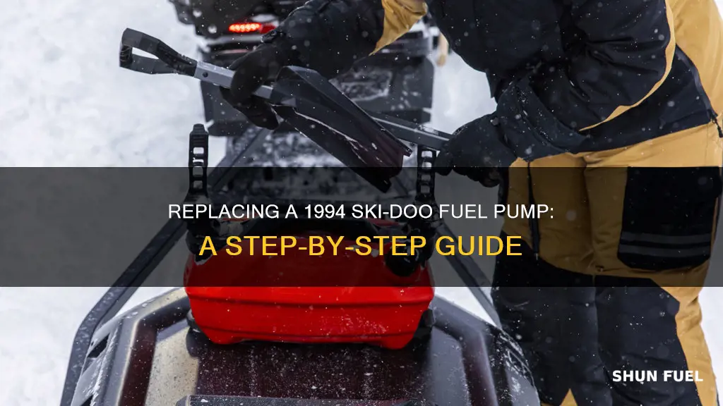 how to replace 94 ski doo fuel pump