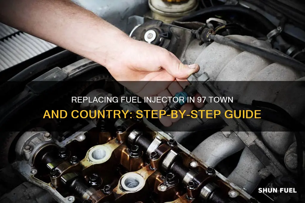 how to replace 97 town and country fuel injector