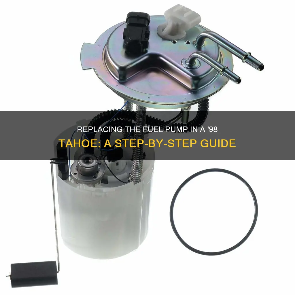 how to replace 98 tahoe fuel pump