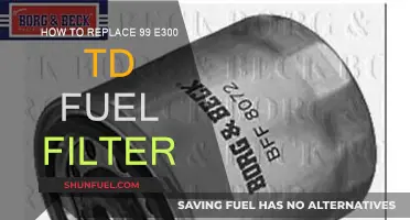 Replacing the 99 E300 TD Fuel Filter: Step-by-Step Guide