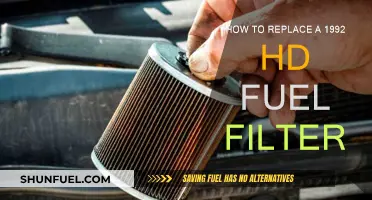 Replacing a 1992 HD Fuel Filter: Step-by-Step Guide