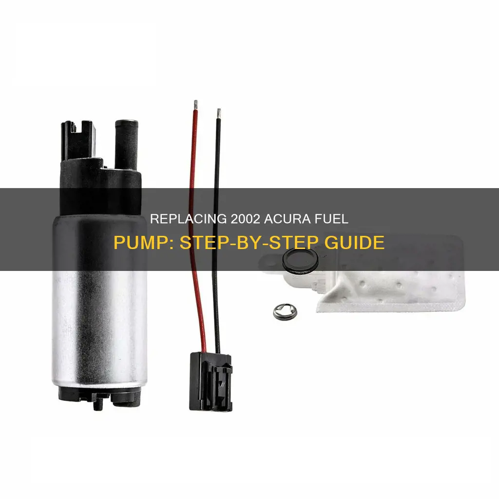 how to replace a 2002 accura fuel pump