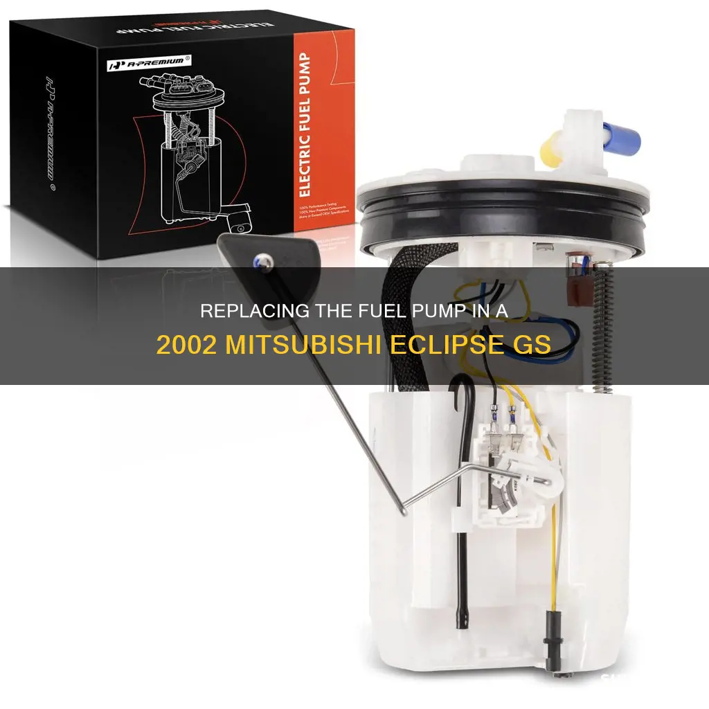 how to replace a 2002 mitsubishi eclipse gs fuel pump