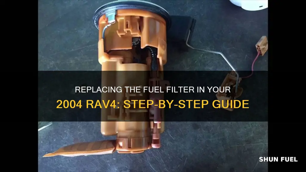 how to replace a 2004 rav4 fuel filter