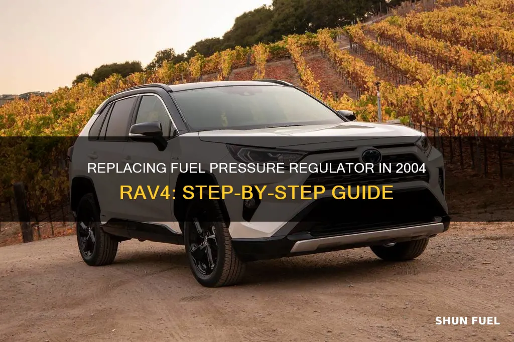 how to replace a 2004 rav4 fuel pressure regulator