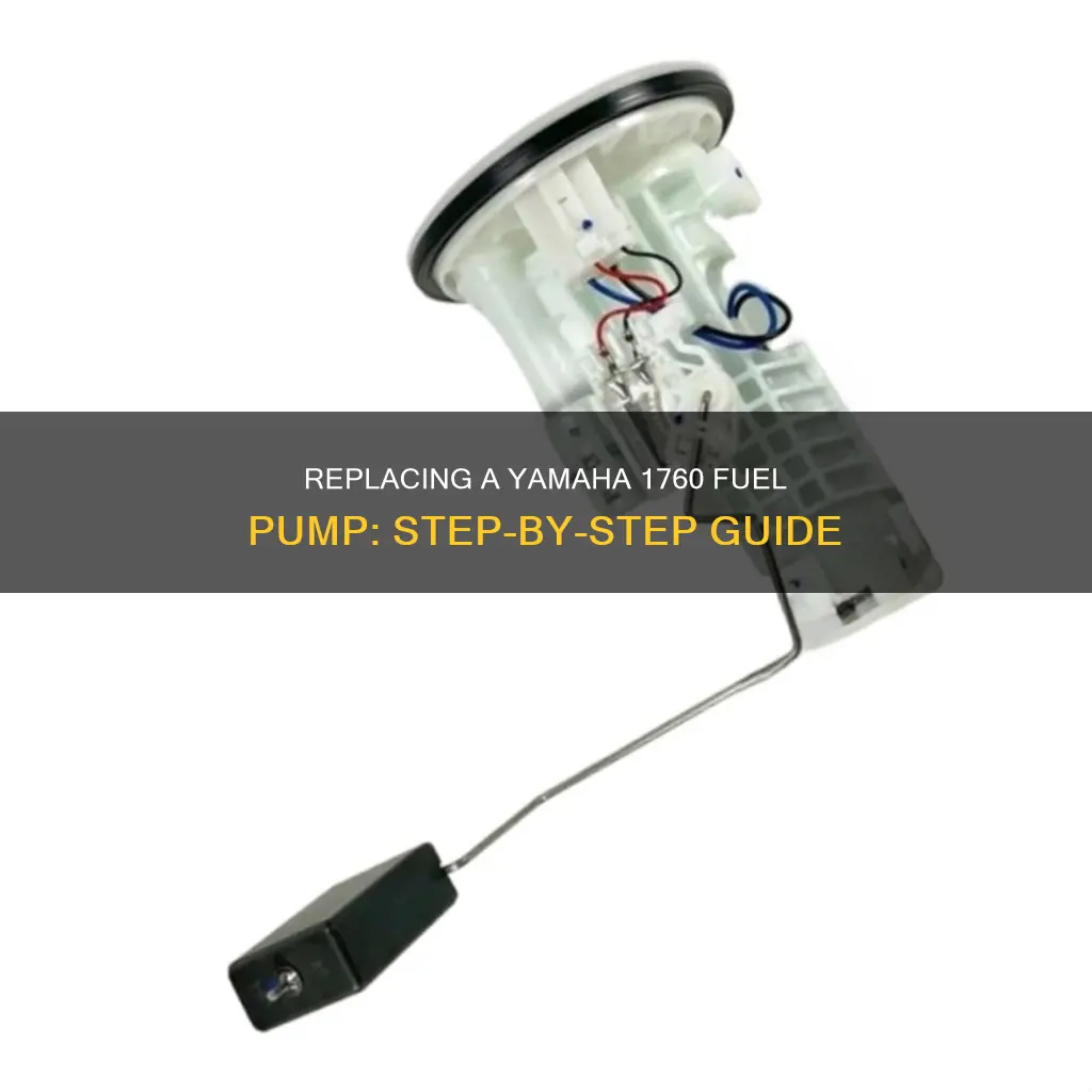 how to replace a 2004 yamaha 1760 fuel pump