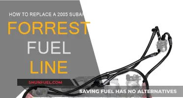 Replacing 2005 Subaru Forrester Fuel Line: Step-by-Step Guide