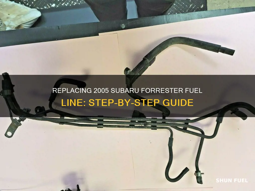 how to replace a 2005 subaru forrester fuel line