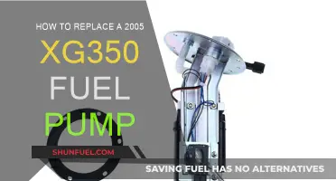 Replacing a 2005 XG350 Fuel Pump: Step-by-Step Guide