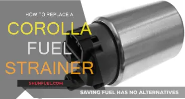 Replacing Corolla Fuel Strainer: Step-by-Step Guide for DIYers