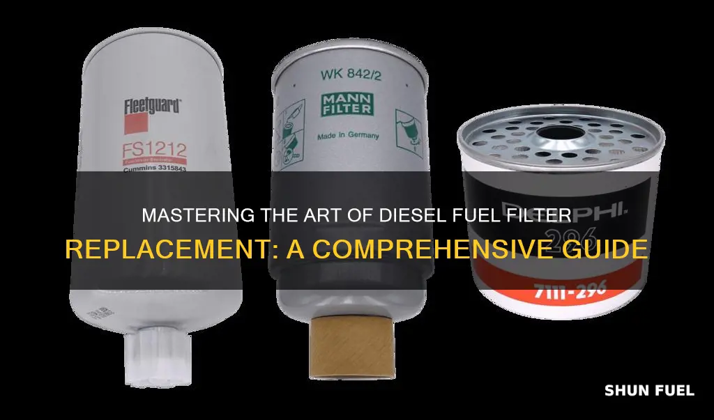 how to replace a diesel fuel filter