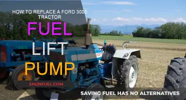 Replacing a Ford 3000 Tractor: Fuel Lift Pump Guide