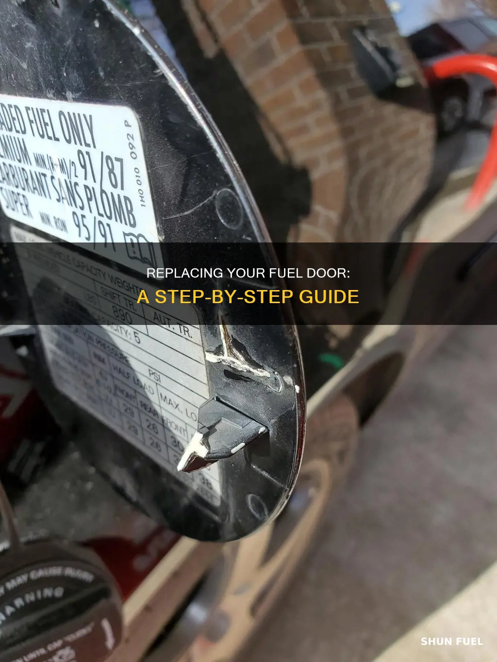 how to replace a fuel door