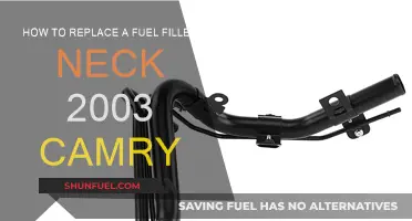 Replacing Fuel Filler Neck in 2003 Camry: Step-by-Step Guide