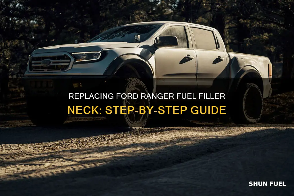 how to replace a fuel filler neck ford ranger