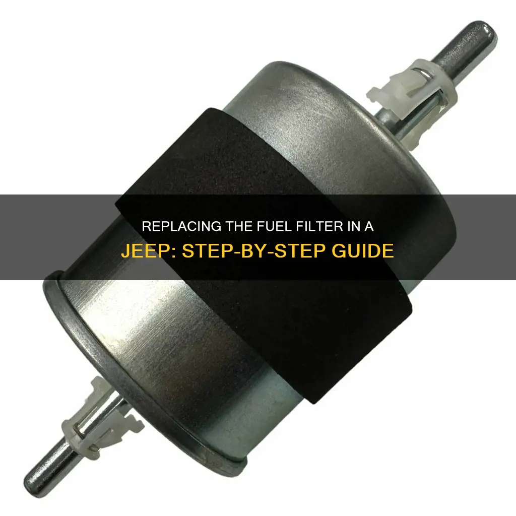 how to replace a fuel filter in a 2000 jeep