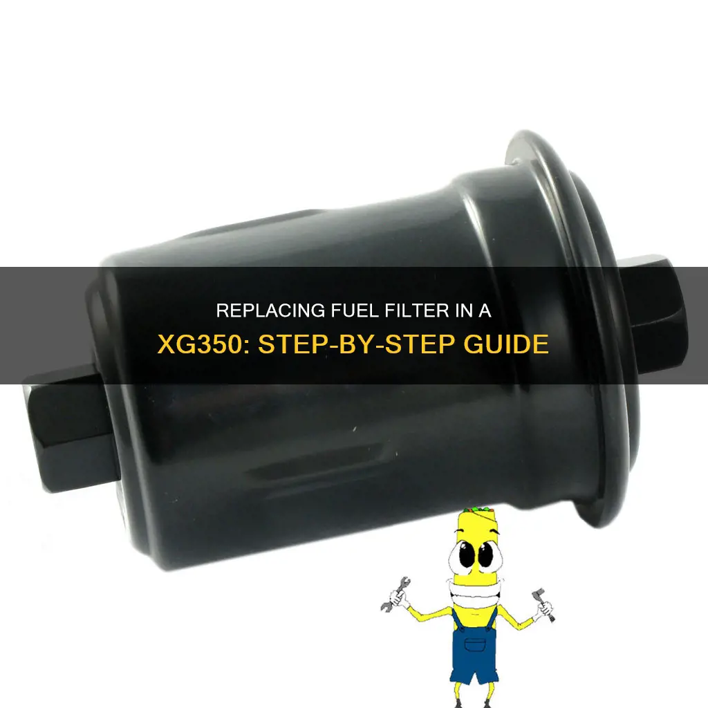 how to replace a fuel filter in a xg350