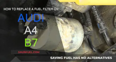 Audi A4 B7: Replacing the Fuel Filter