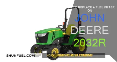 Replacing Fuel Filter in John Deere 2032R: Step-by-Step Guide