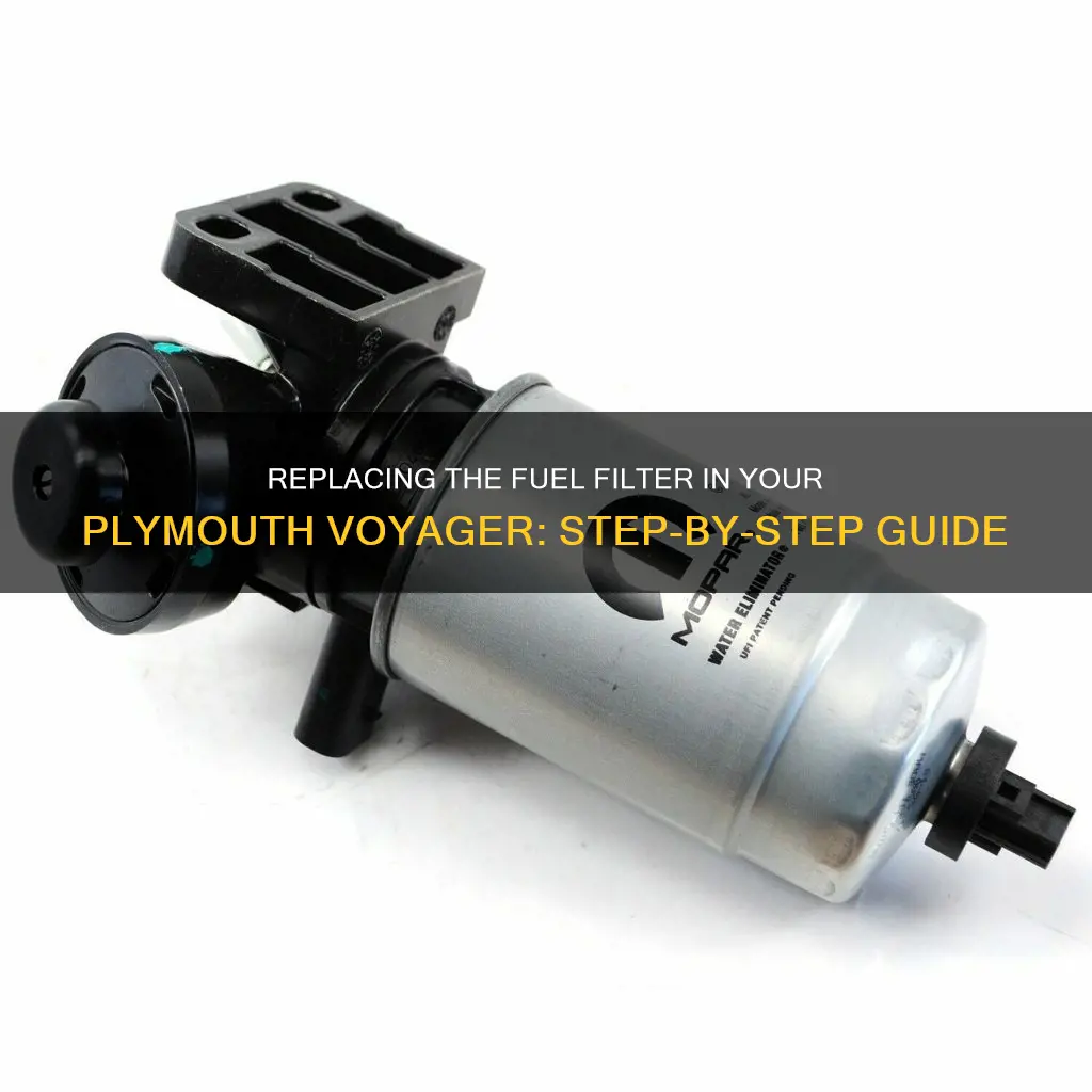 how to replace a fuel filter on plymouth voyager