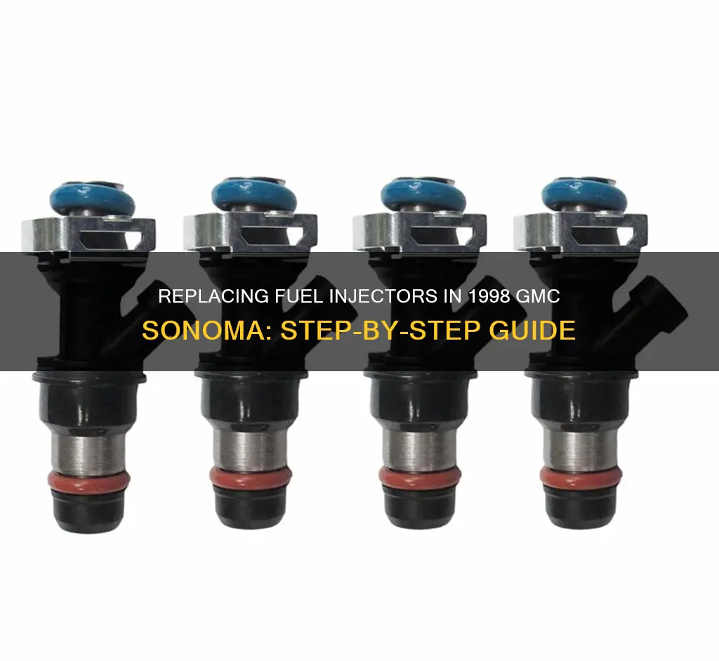 how to replace a fuel injector 1998 gmc sonoma