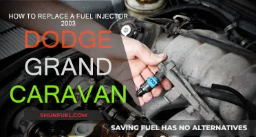 Replacing Fuel Injectors in a 2003 Dodge Grand Caravan