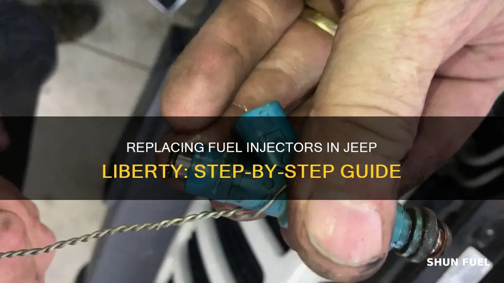 how to replace a fuel injector in a jeep liberty