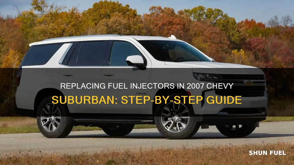 how to replace a fuel injector on 2007 chevy suburban