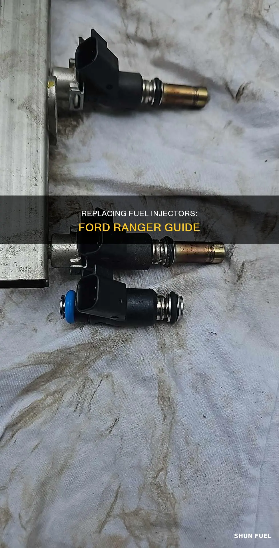 how to replace a fuel injector on a ford ranger