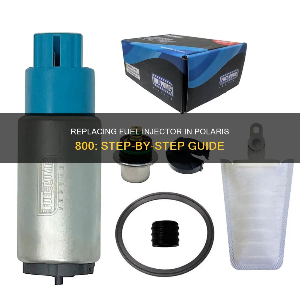 how to replace a fuel injector on polaris 800