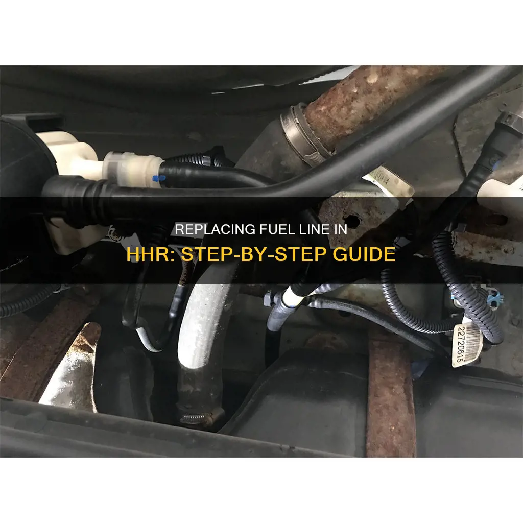 how to replace a fuel lin on hhr