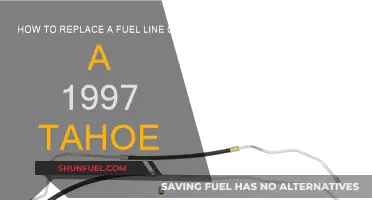 Replacing the Fuel Line in Your '97 Tahoe: A Step-by-Step Guide