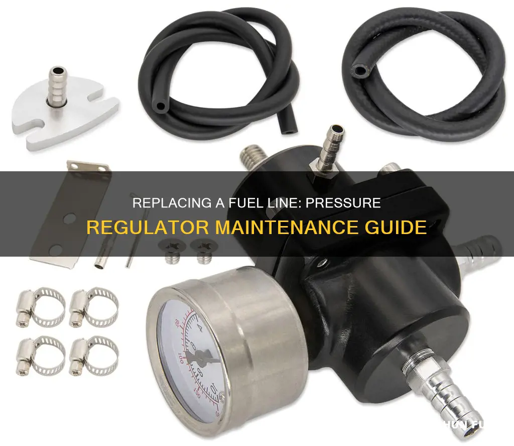 how to replace a fuel line pressure regulator