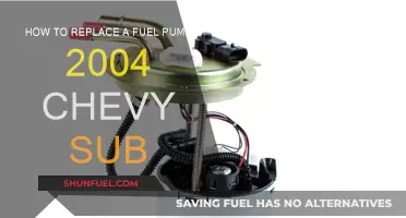 Replacing Fuel Pump in 2004 Chevy Suburban: Step-by-Step Guide