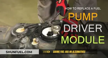 Replacing Fuel Pump Driver Module: Step-by-Step Guide