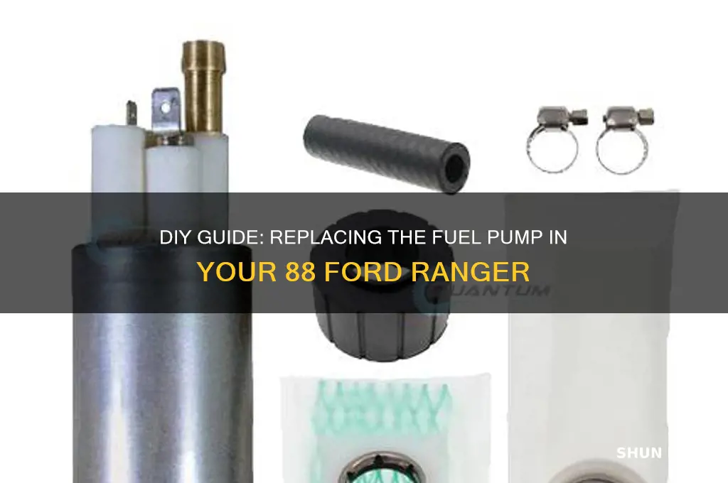 how to replace a fuel pump in 88 ford ranger