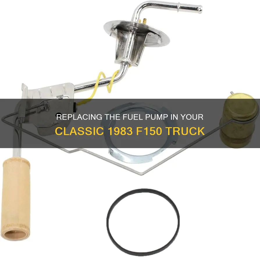 how to replace a fuel pump in a 1983 f150