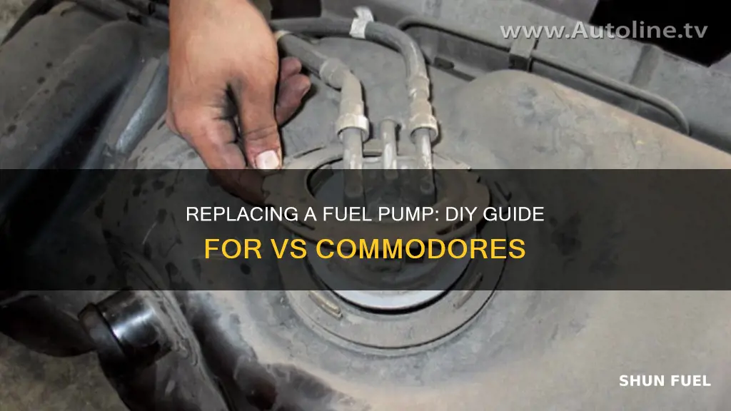 how to replace a fuel pump in a vs commodore