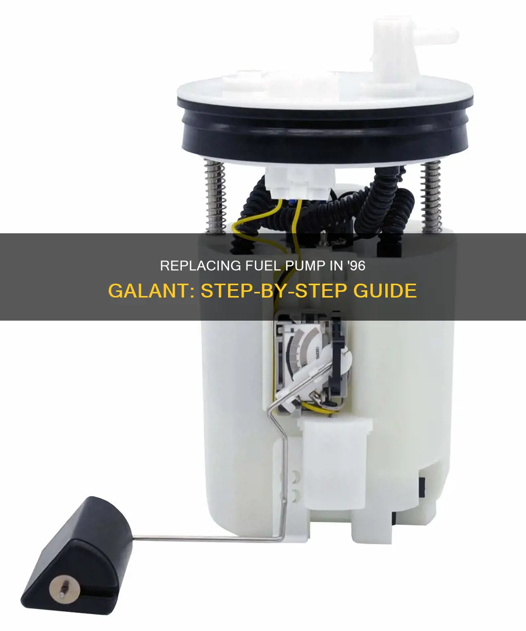 how to replace a fuel pump on 1996 mitsubishi galant